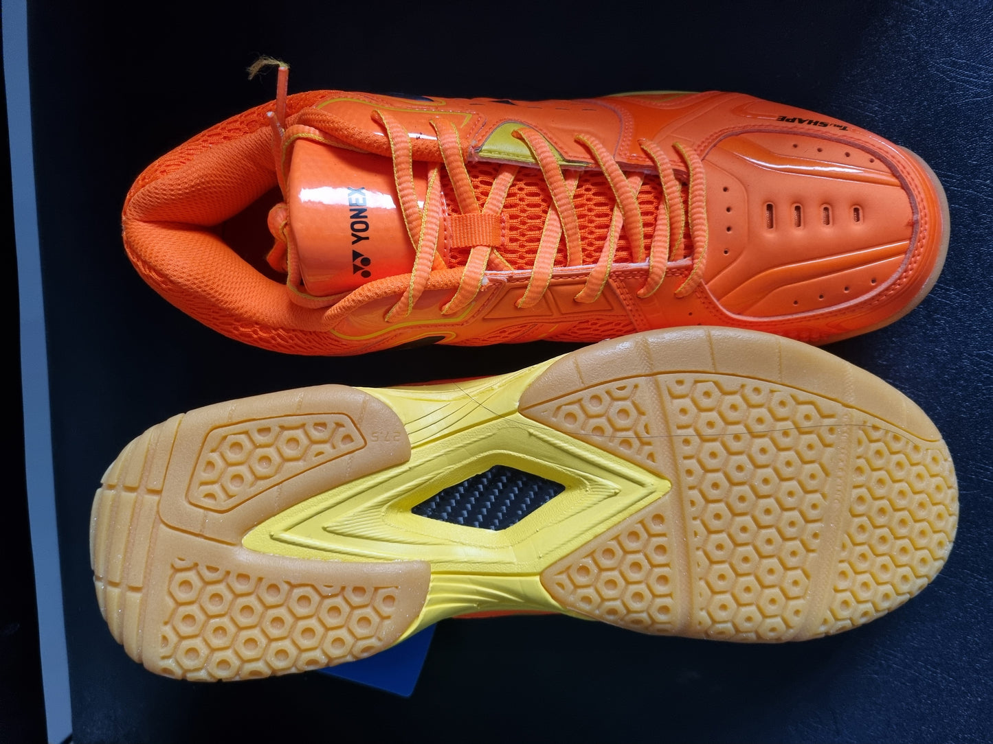 YONEX AERO COMFORT 3 ORANGE YELLOW BADMINTON SHOES TRU CUSHION TECH