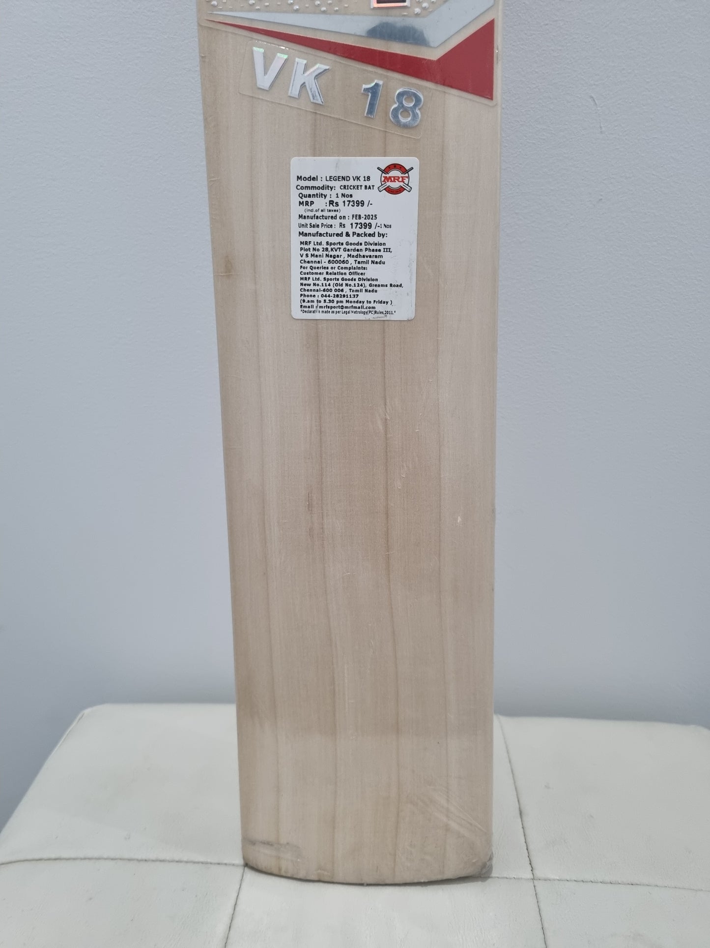 MRF VK 18 Legend Cricket Bat 2025 Edition