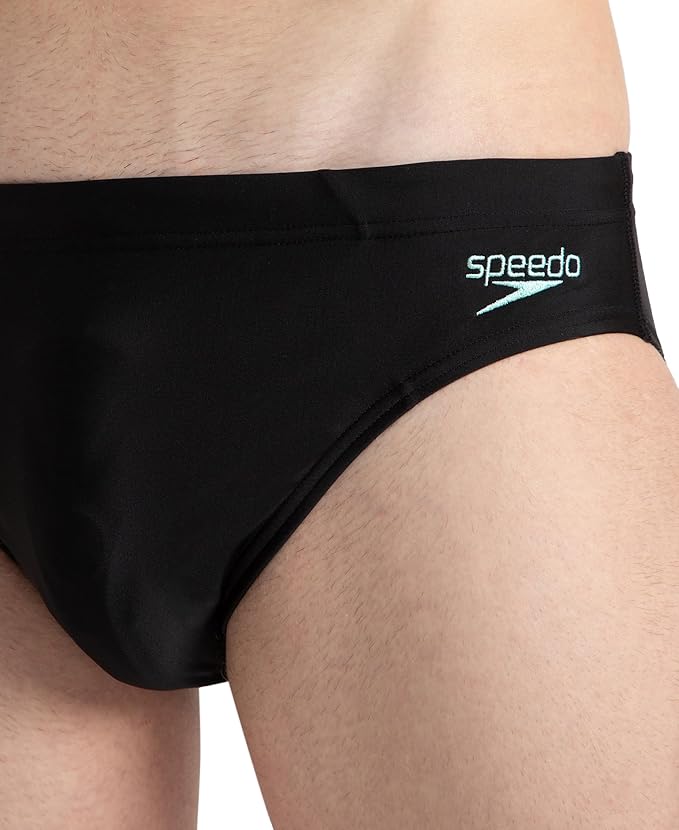 Speedo Men black Essential Endurance+ swim Brief UVF 40+