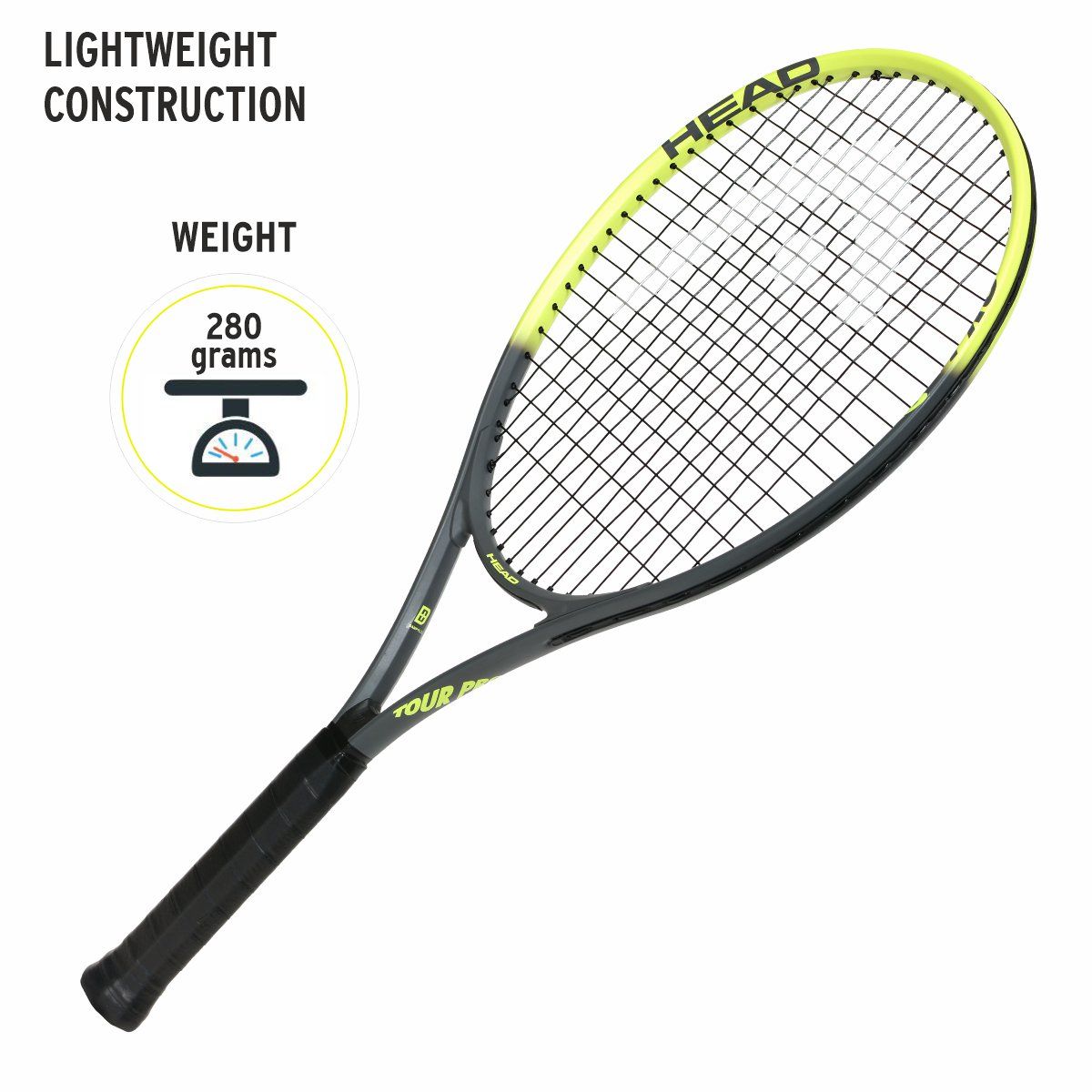 Head Tour Pro Nano Titanium 4 3/8" Tennis Racket