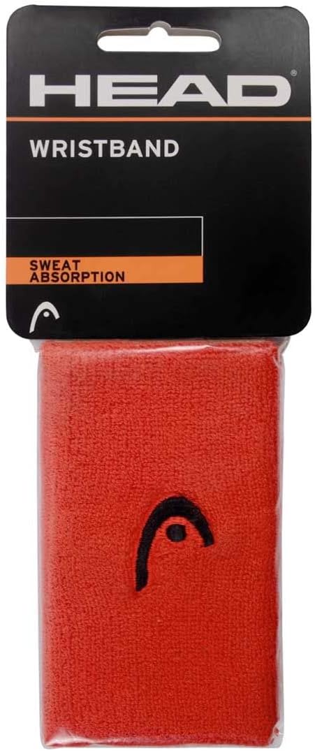 HEAD (BRAND) Sweat Wristbands 5 INCHES in length For Tennis, Badminton, Cricket, Squash
