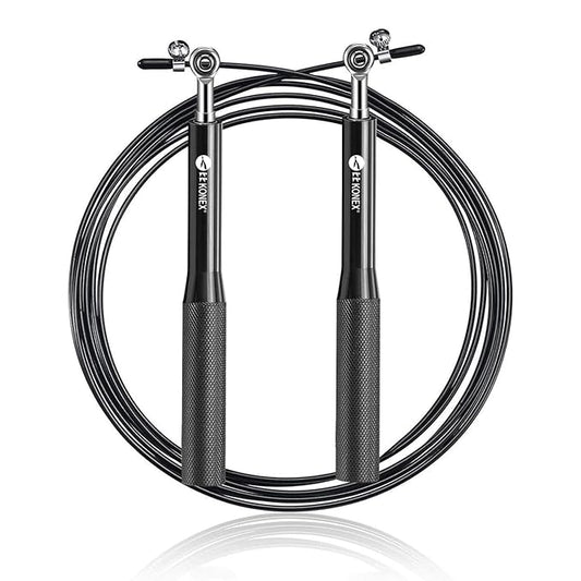 Konex Adjustable Steel Wire Jump Rope – Durable Home Gym Crossfit Exercise